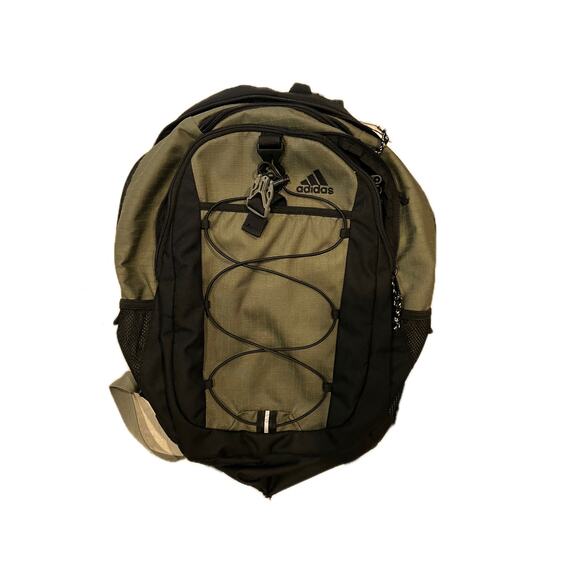 Adidas Excel 7 Drab Green Black Backpack - Picture 1 of 4